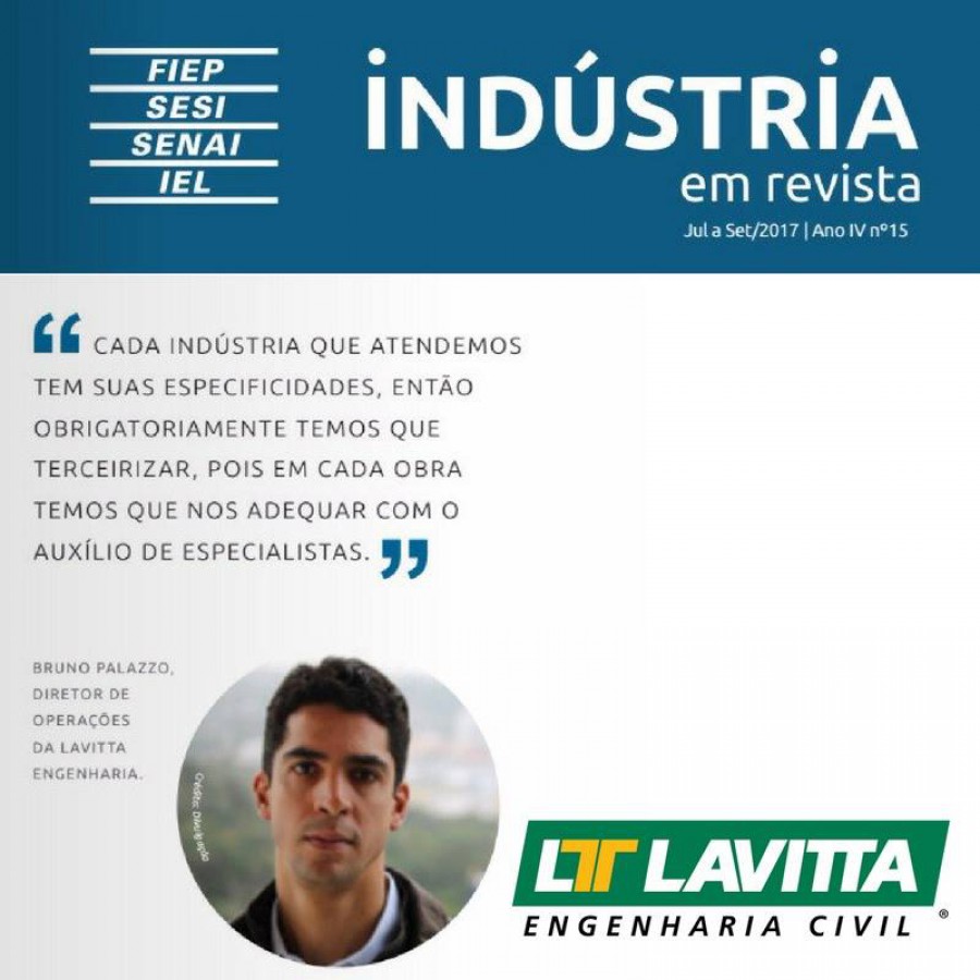 Diretor da Lavitta concede entrevista para a Indústria em Revista da FIEP